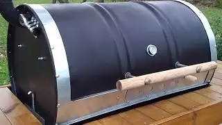How to build a Barrel BBQ Chulengo (DIY- Plans Included) based on the Argentinian Parrilla de Tambor