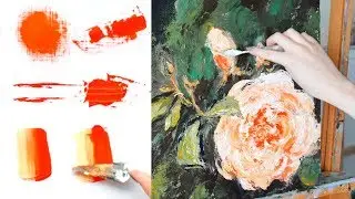 Painting TECHNIQUES Palette Knife & Demo/Tutorial