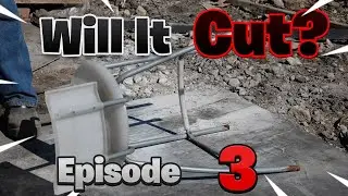 Will It Cut? Episode 3: Will A Tiger Shark  Diamond Blade Cut A Metal And Plastic IKEA Chair?