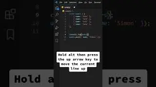 Vs code tricks 05 hold lines and move up and down 