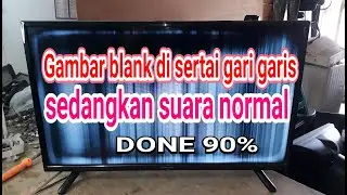 Cara Perbaiki TV LED Bergaris Vertical - PANASONIC TH 32E302G