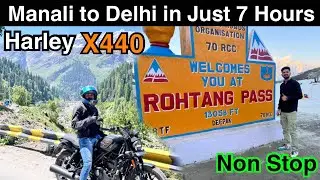 Manali to delhi Fastest ever on Harley x440