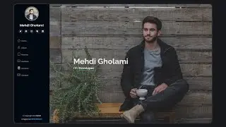 Responsive Personal Portfolio Landing Page With Source Code | HTML CSS & JS Portfolio Website Design