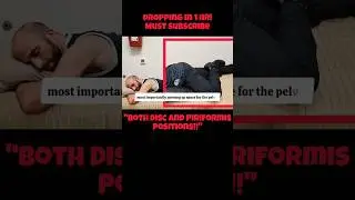 2nd Best Sleeping Position for Sciatica (Piriformis Relief ✅)
