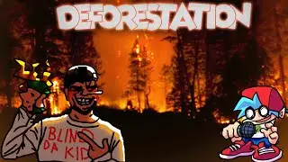 Friday Night Funkin - Evil MrBeast - DEFORESTATION