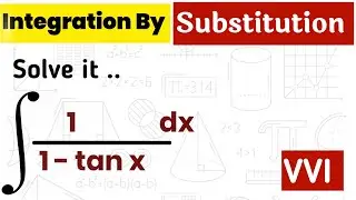 Integrate  [ 1 / 1- tan x ]dx | Integral Calculus | integration by Satyam Pathak