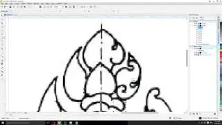 CorelDraw X8 - How to Color vector, Outline width