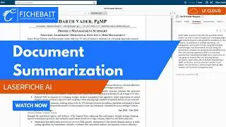 Laserfiche Cloud - Document Summarization