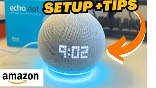 How to Setup Echo Dot 5th Gen LED Clock (step by step)
