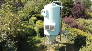 Stella van Beers converts grain silo into micro home