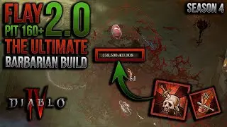 The ULTIMATE Barbarian Flay build GUIDE 2.0❗Gameplay, Commentary & Planner 💪 Diablo IV Season 4
