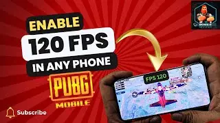 Unlock Real 90 FPS, 120 FPS in PUBG Mobile | All Device Working🔥| PUBG Lag Problem Solved💯