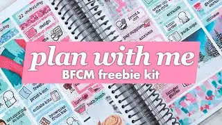 PLAN WITH ME | BFCM Freebie Kit (Plannerface)
