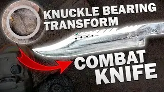 Transforming a Wheel Bearing to Combat Knife | Dinalungan Aurora Philippines