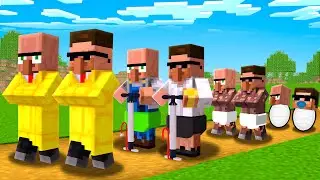 From Poor Baby Villager to Rich Villager in Minecraft..