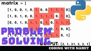 Clement Mihailescu Algoexpert question | River Sizes | Python Problem Solving Tutorial