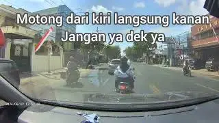 #dashcam  motor potong kiri langsung kanan