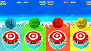 Going Balls New Update : Colors Reaction 4x Super Goal Ball Gameplay Android iOS (Part 12)