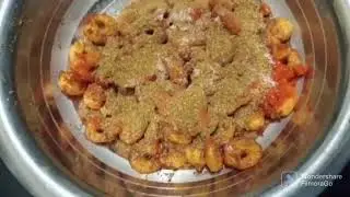 రొయ్యలు నిల్వ పచ్చడి Naa style lo prawn pickle Ela vachindo chidandi.
