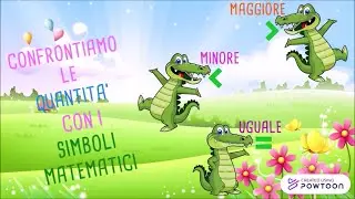 Gedeone il coccodrillo golosone - Confrontiamo le quantità