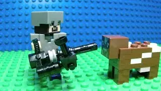 Lego Minecraft but with Guns (Stop Motion)