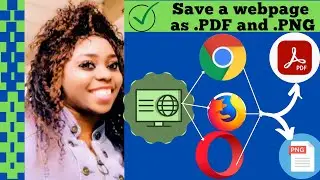 How to save a webpage as .PDF and .PNG