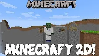 MINECRAFT EN 2D! Minecraft 1.12.2 MOD MINEGEN 2D!