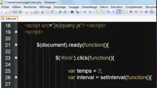 Tutoriel jquery  Décompte,redirection   YouTube