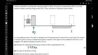 Systems dealing with kinetic and elastic potential energy - Physics SL IBDP