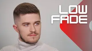 Low fade haircut 🔥 Barber tutorial