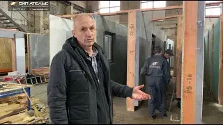 Собираем дуплекс площадью 427 м2 в цеху - производство СИП домов