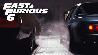 Dom vs Letty Race - FAST and FURIOUS 6 ( Daytona vs Interceptor) 1080p