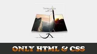 Turning pages animation with only css