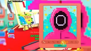 HOW TO DRAW squid game STARVING ARTIST  ROBLOX