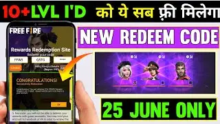 Free Fire Redeem Code 25 June | Redeem Code Free Fire | FF Redeem Code 25 June Today | Redeem Code