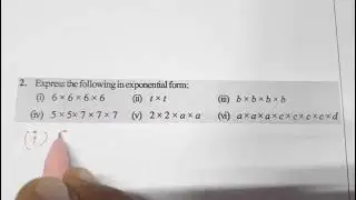 Q.NO.1, Q.NO.2, EXERCISE 11.1,CHAPTER 11 ,EXPONENTS AND POWERS, CLASS VII , NCERT, MATHS