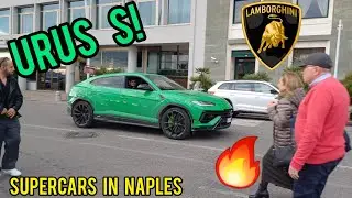 SUPERCARS IN NAPLES! (URUS S, SUPRA, RS 6, 911, 350Z, M4 COMPETITION...)