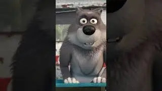 Aprendiendo el alfabeto 🐺🅰️📚 #Shorts #mashabear #niños #animación #shortsfeed