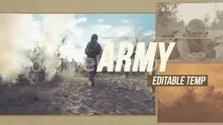 Army Editable After Effects Template
