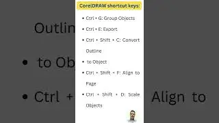 CorelDraw shortcut key