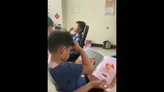 怎樣陪三個小孩看書