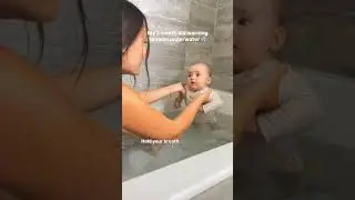3 Month Old Swimming Baby 🥹 
