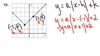 Writing absolute value equations