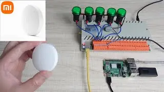 Xiaomi zigbee switch  with KC868-H32B in home assistant by Zigbee2mqtt