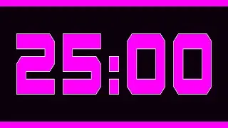 25 minute timer with music and alarm - HW TIMER 025