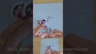 Bora fazer um chaveiro personalizado plastificado para o Dia dos Pais? 