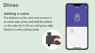 【Diivoo】WT-07W Water Timer Pairing and Operation Tutorial