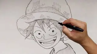 How to draw Luffy | One Piece | Easy Drawing Step-by-step