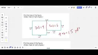 Introduction to area of a piecewise rectangular figure