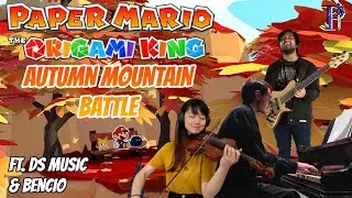 Autumn Mountain Battle - Paper Mario The Origami King; Violin, Bass and Piano Cover | PitTan